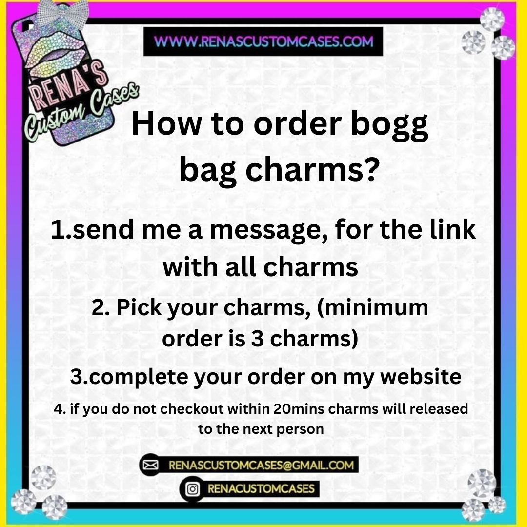 Custom bag charms